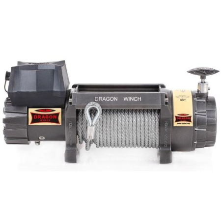 Wyciągarka Dragon Winch DWH 9000 HD – 12V, 4082 kg, lina stalowa 28 m